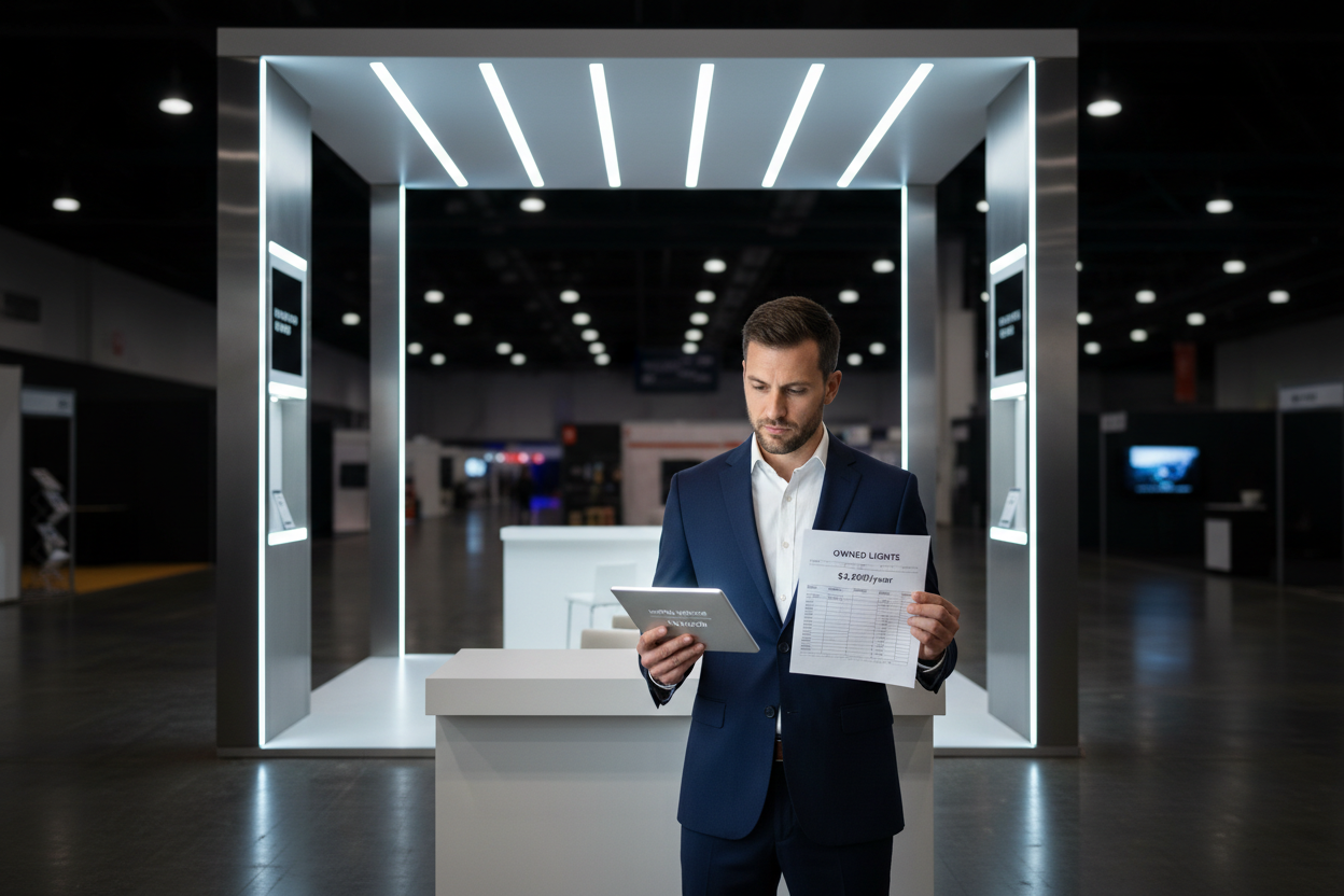 Rent or Buy Trade Show Lights? Break-Even Guide for Occasional Exhibitors