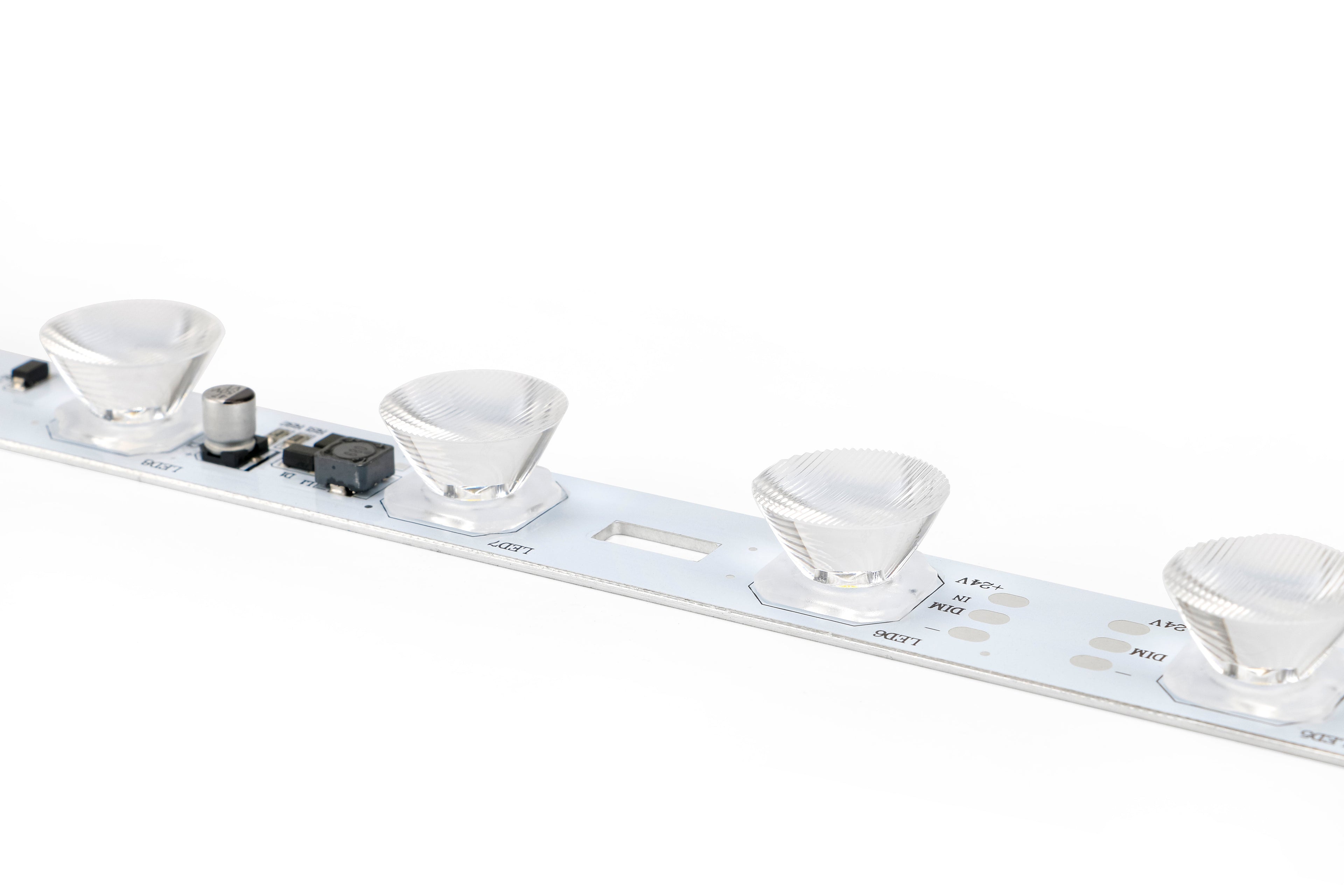 optical lens LED light bar beam angle diagram for light box illumination efficiency