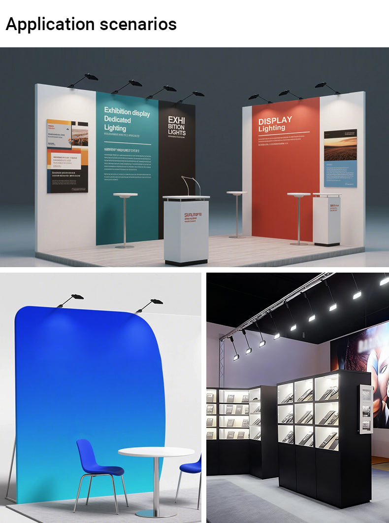 LED arm light for trade show booth