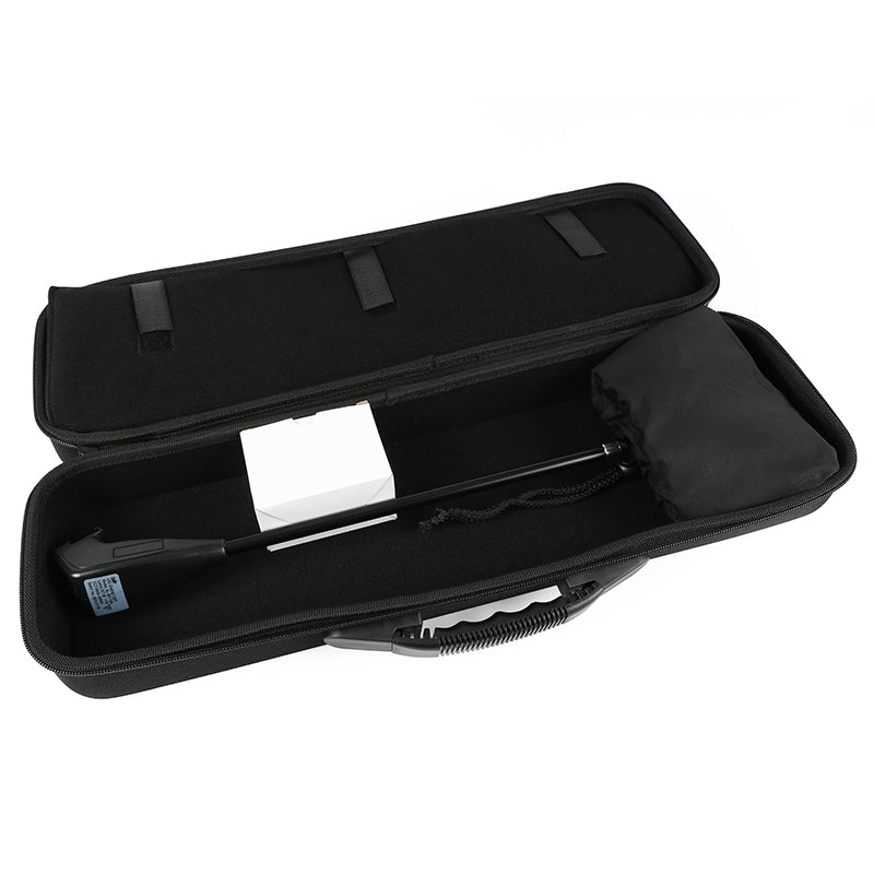 Two portable display lights with Oxford carry bag for travel