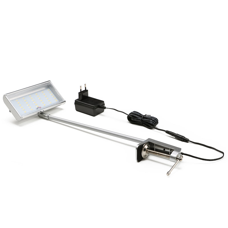 expo display arm light adjustable clamp for pop-up booth frame