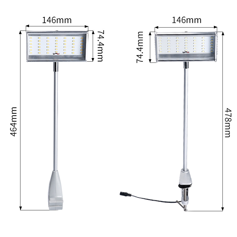 banner stand light arm clamp 120° wide beam for large backdrop