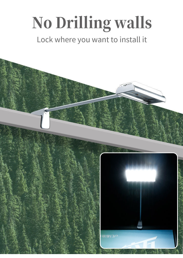 art show display light adjustable arm for gallery and exhibition stand