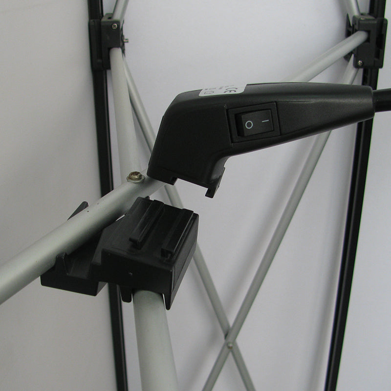 Replacement mounting adapter for LED display arm light