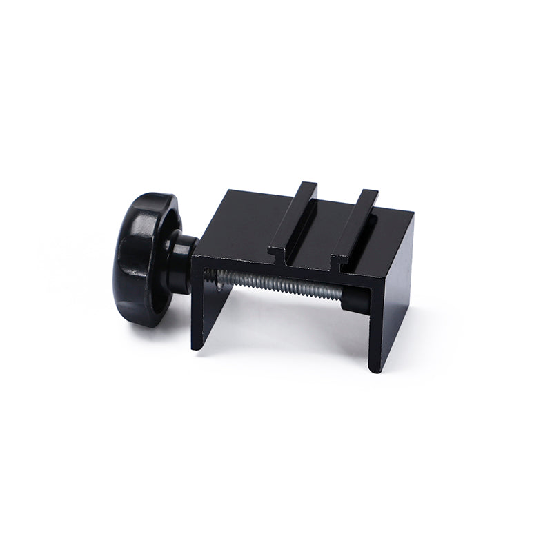 Heavy duty G-clamp aluminum light clamp for square tube trade show booth – spiral screw adjust