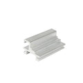 Silver aluminum sliding mounting adapter for exhibition booth lights