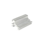 Silver aluminum sliding mounting adapter for exhibition booth lights