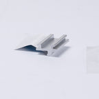 Silver aluminum mounting clip for SEG light box frames