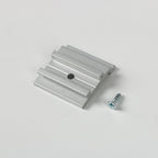 LED light channel runner for exhibition booth – aluminum sliding fixture base M8