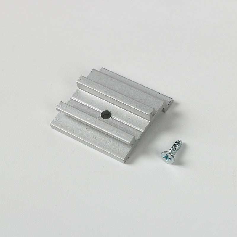 LED light channel runner for exhibition booth – aluminum sliding fixture base M8