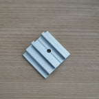 Aluminum extrusion slider for LED lights – quick-install channel runner for exhibition lighting