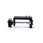 Heavy duty aluminum C-clamp for trade show booth wall panel lighting installation