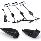 XIDUER SL-052 3-pin daisy chain connector linking multiple arm lights on display wall