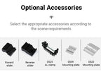 25W LED display arm light black 3250lm exhibition booth