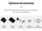 25W LED display arm light silver adjustable trade show booth