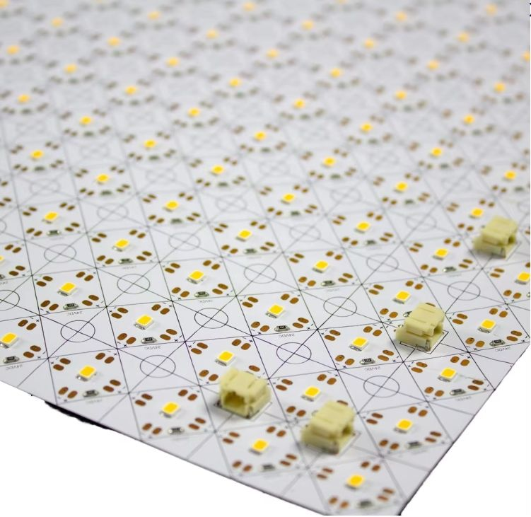 Flexibles LED-Stein-Hintergrundbeleuchtungspanel 480x240mm – 392 LEDs, 0,6mm dünn, CRI90+, DC24V | Beleuchtungslösungen für Messestände