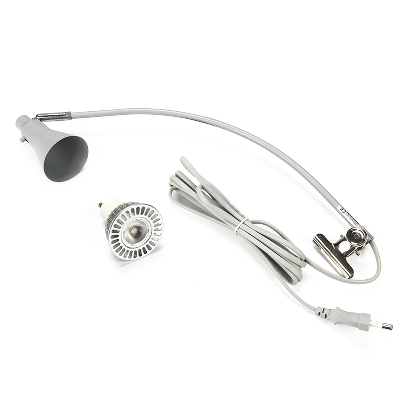 LED Pop-Up Display Arm Light with Heavy-Duty Clamp for Trade Show Banners
