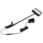LED retractable banner light with C-clamp – 11W graphic display lighting