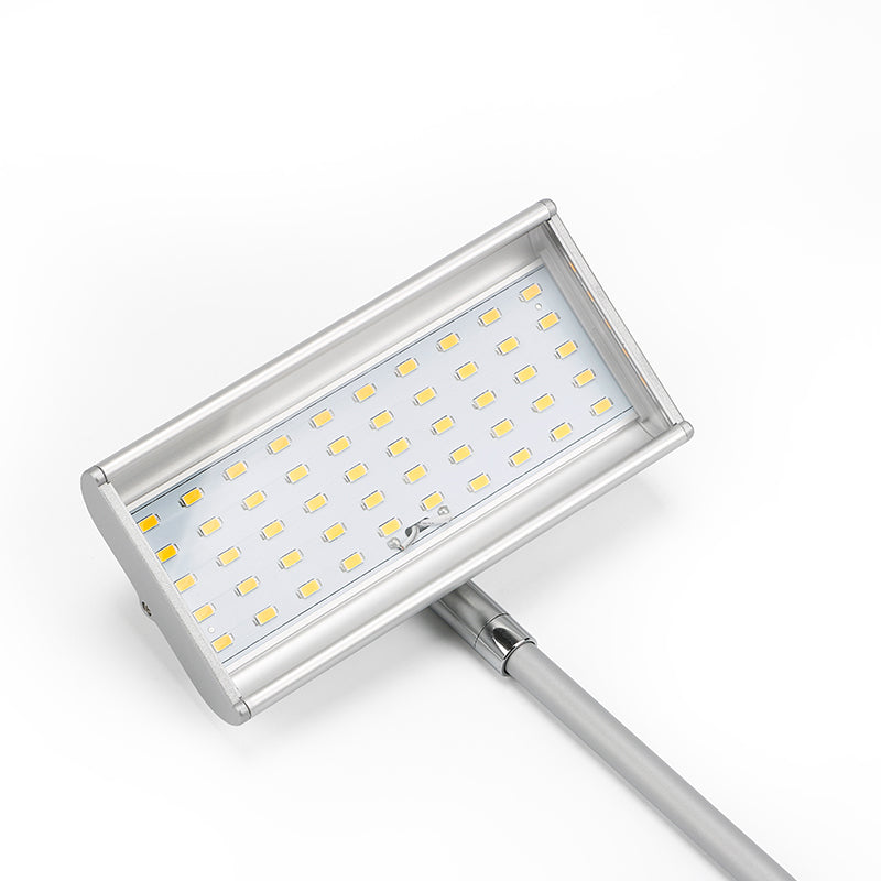 Rectangular LED light on a white background