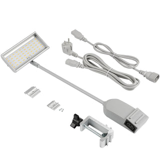 Lampada LED collegabile da 21W per stand con morsetto a C