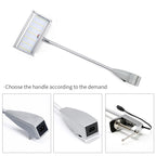Compact LED display light with power adapter — portable trade show lighting complete set