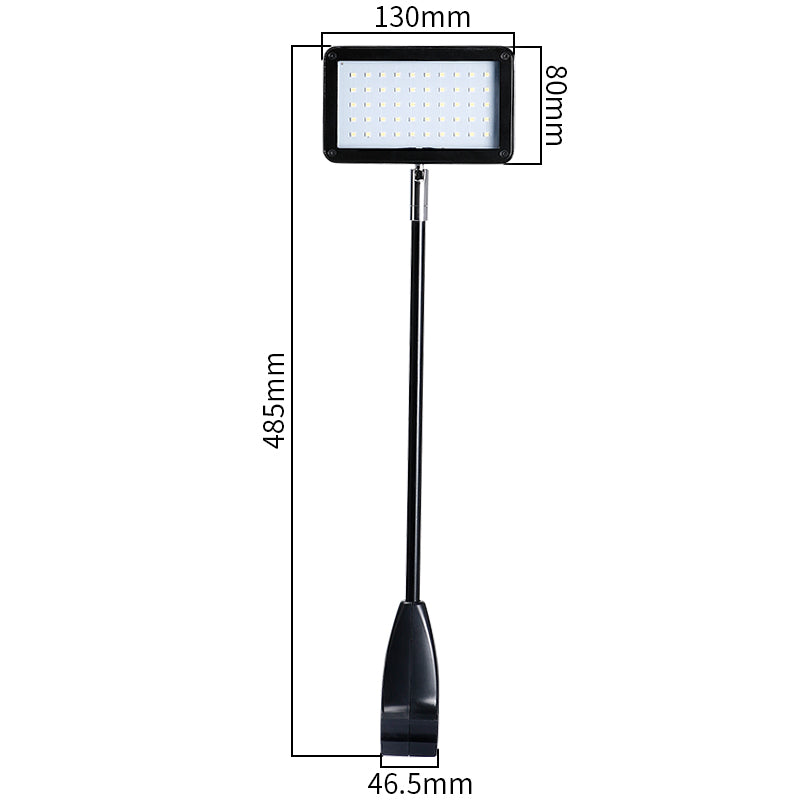 11W exhibition arm light gray body — portable exhibit light for UK and Australian trade shows