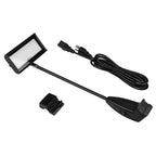 11W LED arm light beam angle demonstration — CRI 90+ accurate color rendering on display