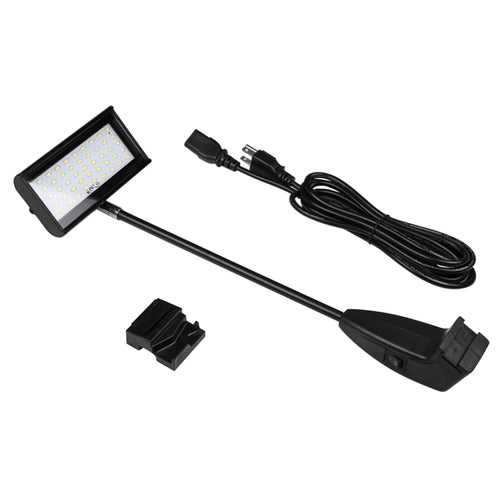 11W LED arm light beam angle demonstration — CRI 90+ accurate color rendering on display