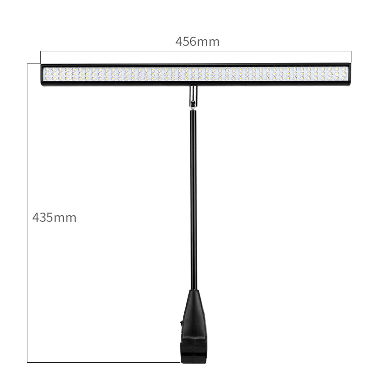 456mm linear LED display light dimensions and size reference