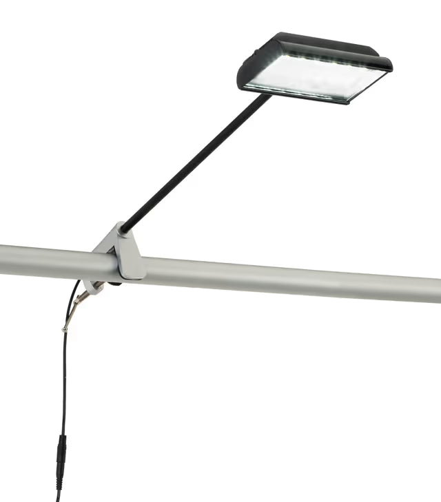 T-slot mounting adapter for LED exhibition arm light installation