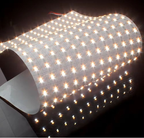Flexibles LED-Stein-Hintergrundbeleuchtungspanel 480x240mm – 392 LEDs, 0,6mm dünn, CRI90+, DC24V | Beleuchtungslösungen für Messestände