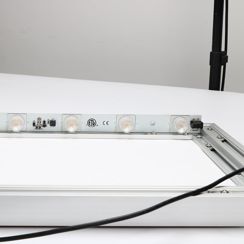 24V DC connector LED bar for modular lightbox frame lighting