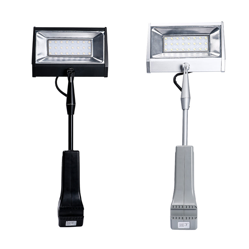 50W linkable LED arm light black daisy chain trade show booth