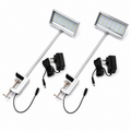 Universal banner stand light mount adapter for LED exhibition arm lights