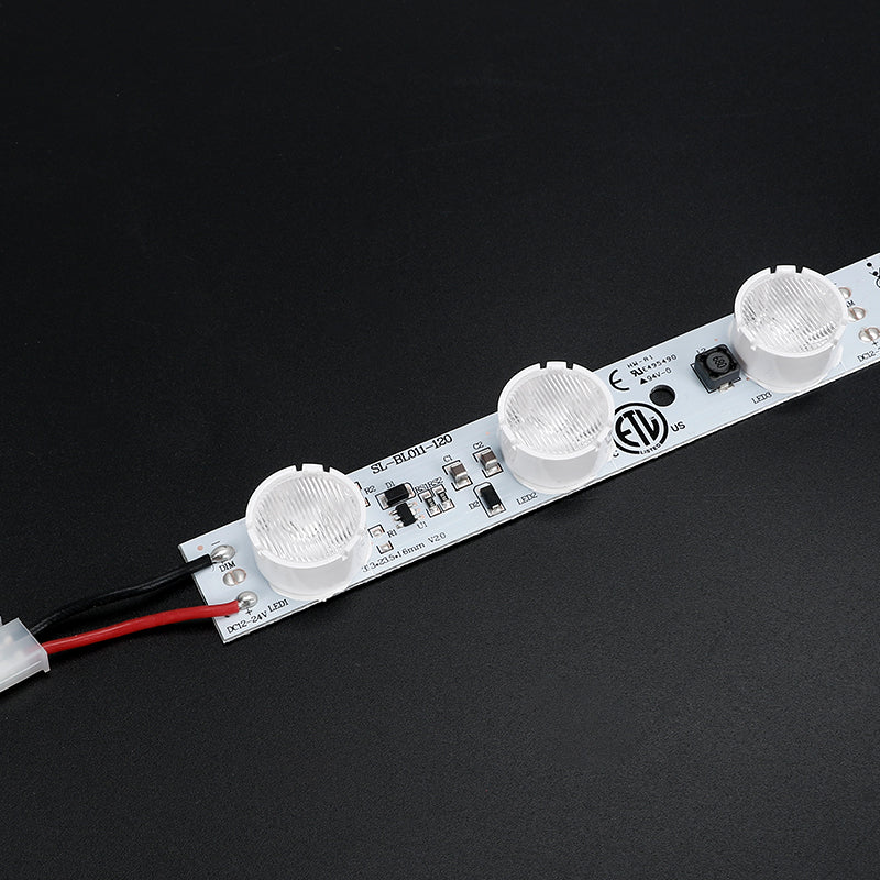 313mm edge-lit LED bar with optical lenses for lightboxes