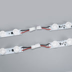 Compact LED lightbox bars for side lighting in SEG displays