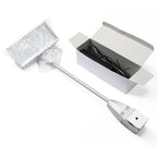 Solid aluminum stem LED lightbox spotlight 21W with packaging box and DC power adapter