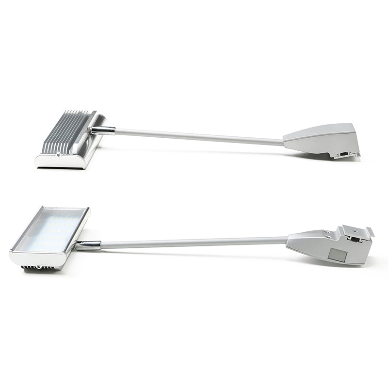 21W 2000LM solid aluminum stem LED lightbox spotlight white background product photo