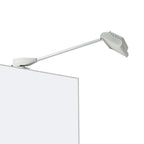 Side view of solid aluminum alloy arm LED display spotlight with B-shape quick connector