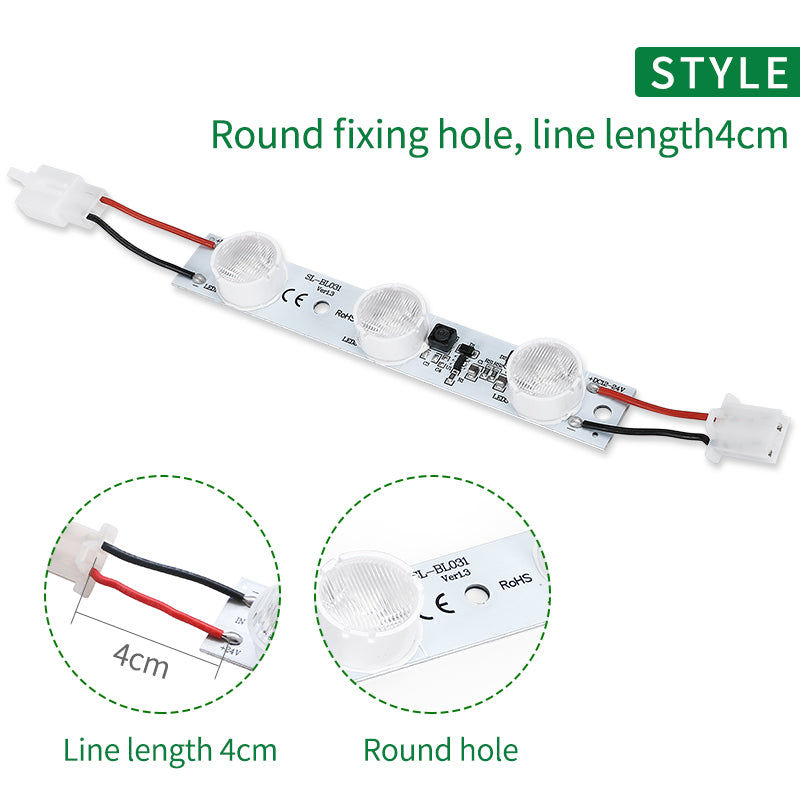 warm to cool white 2800K-8000K color temperature range on SL-BL031 exhibition module