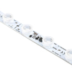 Uniform backlight effect using four side LED lighting bars – trade show