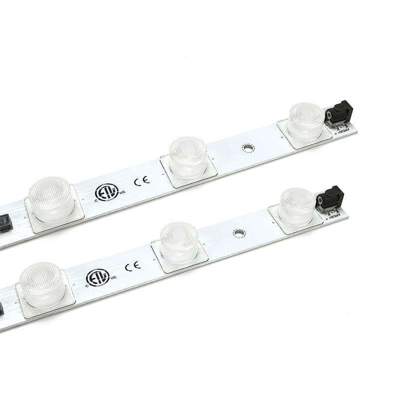 10W linkable LED lightbox bars with dual-end DC sockets