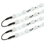 10W DC plug LED lightbox bars with linkable DC connection cables