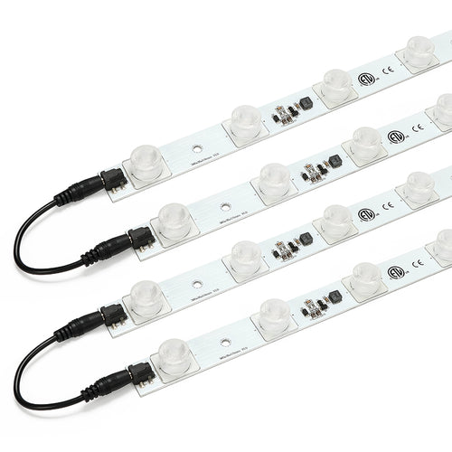 10W DC plug LED lightbox bars with linkable DC connection cables