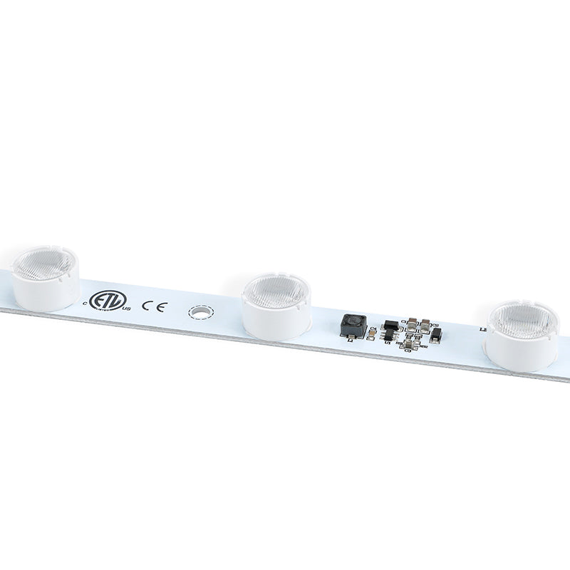 LED backlit display module tension fabric light