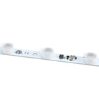 LED backlit display module tension fabric light