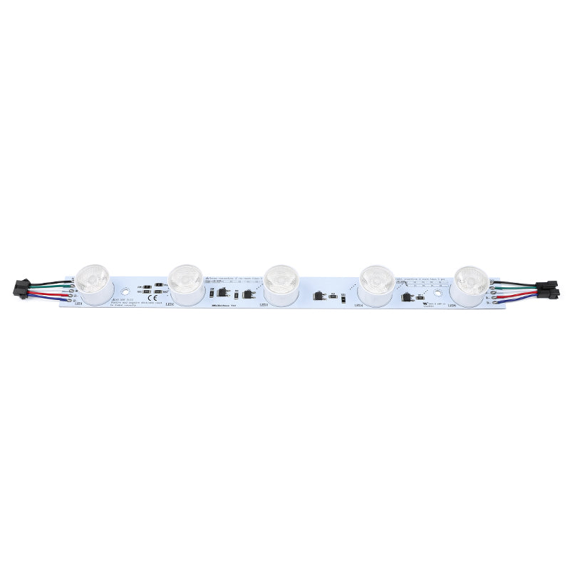 RGBW LED light bar daisy chain connection for exhibition display