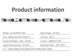 LED light bar dimensions 480mm x 23.5mm x 16mm modular backlighting system