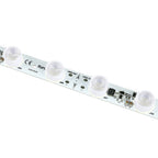 20x60 degree asymmetric optical lens on LED backlight bar for uniform illumination