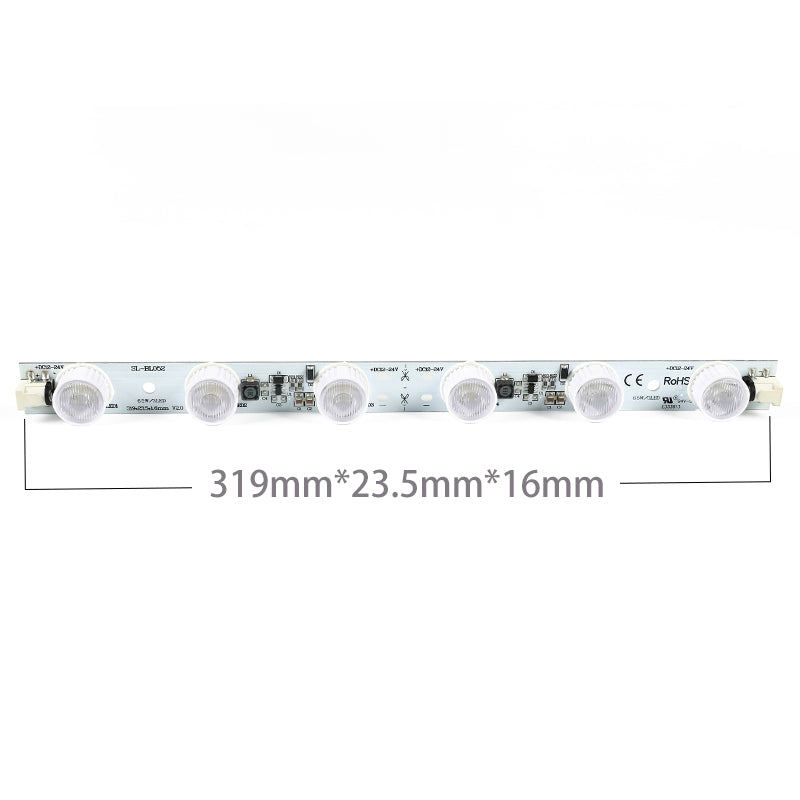 daisy chain linkable LED bar 319mm plug-in connector for signage display lighting